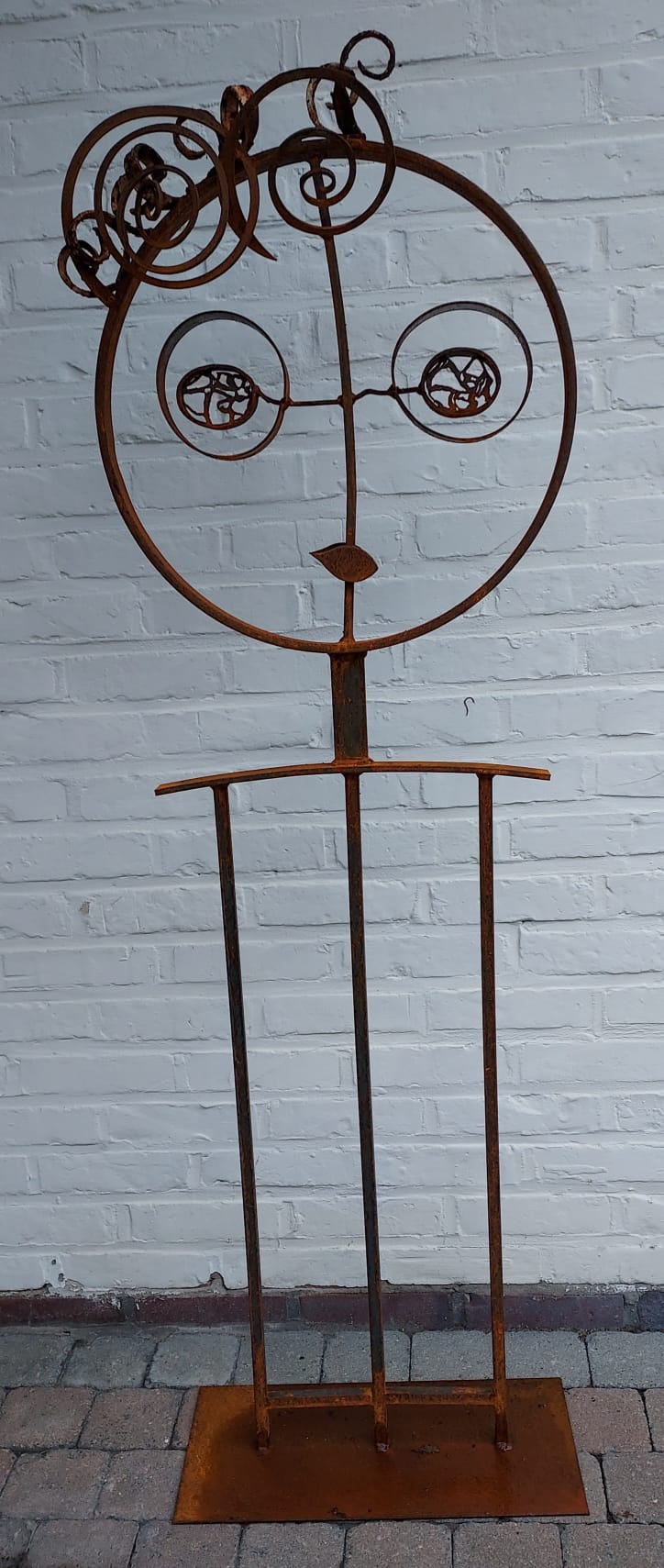 Jan Latinne cortenstaalkunst zusjes Jan Latinne cortenstaalkunst zusjes