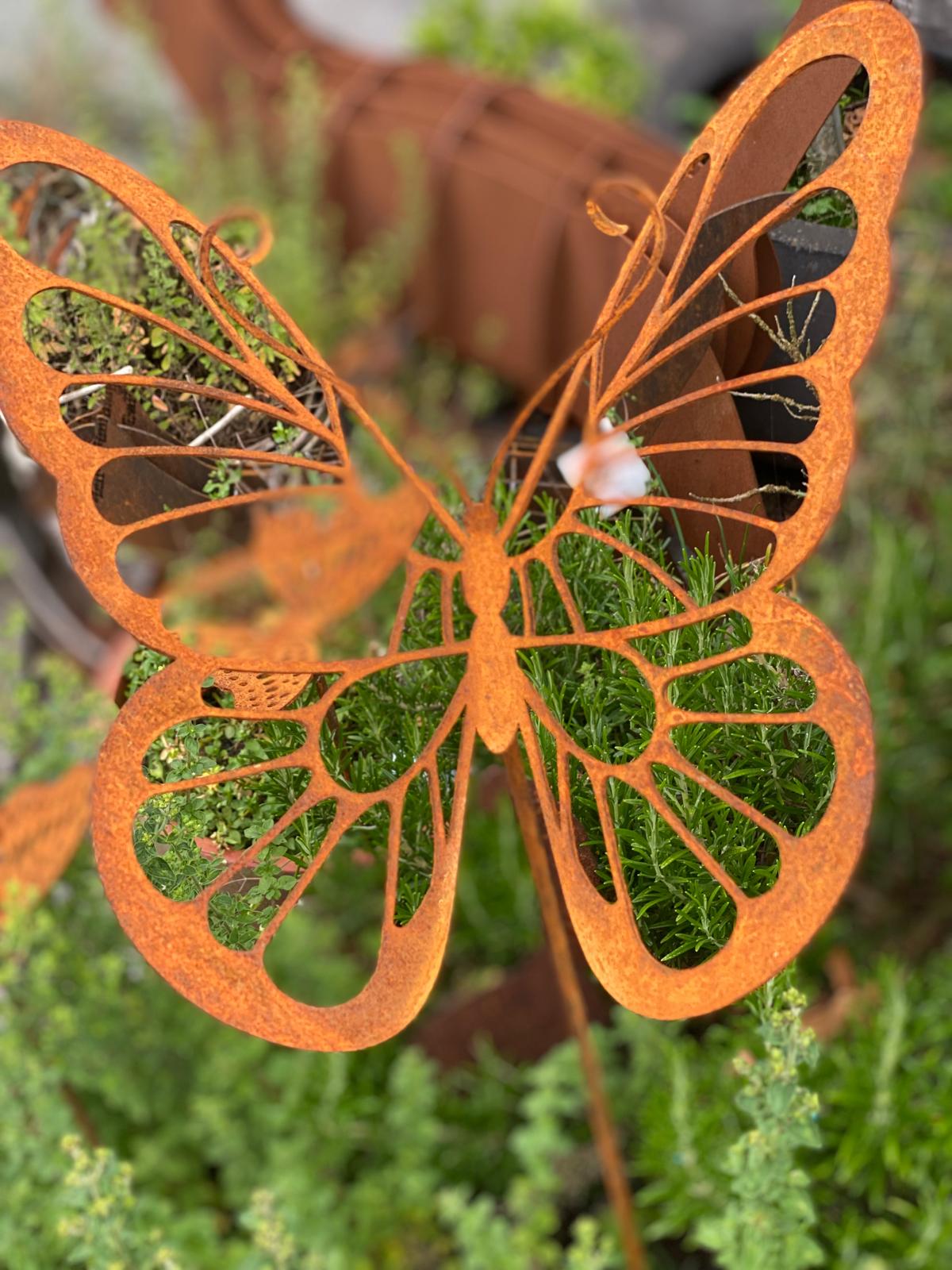 cortenstaal vlinder tuindecoratie cortenstaal vlinder tuindecoratie