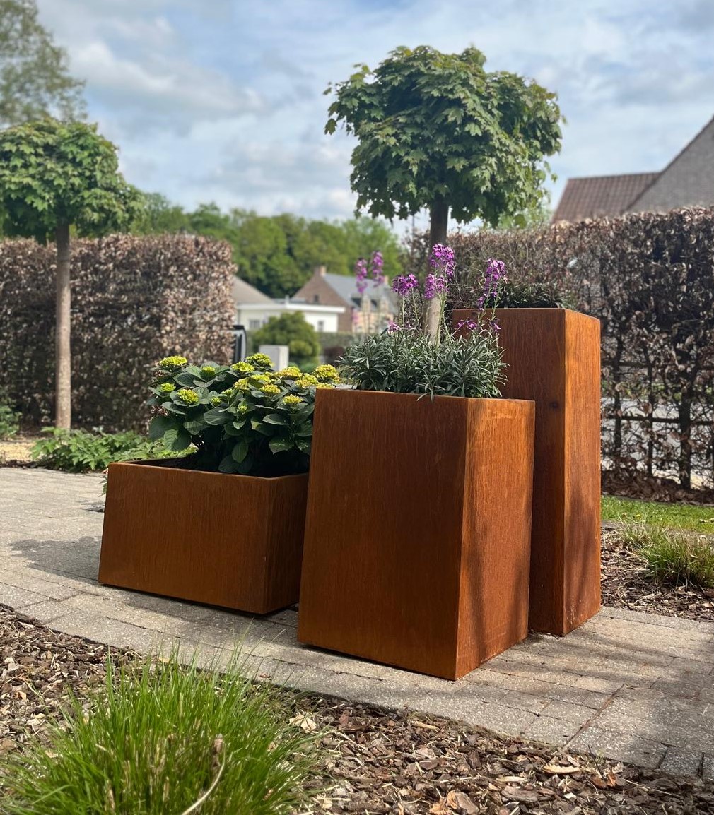 cortenstaal bloembak